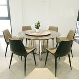  Bộ Bàn Ăn Mặt Đá Plutonium + Ghế Gladiator - Sự Kết Hợp Hoàn Hảo Của Sang Trọng Và Tiện Nghi 