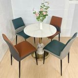  Bàn Cafe Tròn Mặt Đá Chân Trụ Giả Đá DPBD8 