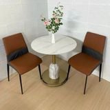  Bàn Cafe Tròn Mặt Đá Chân Trụ Giả Đá DPBD8 