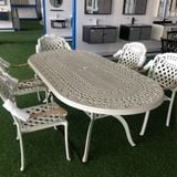  Bàn Oval Nhôm Đúc Ngoài Trời DPBV8 