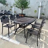  Bàn Oval Nhôm Đúc Ngoài Trời DPBV8 