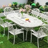  Bàn Oval Nhôm Đúc Ngoài Trời DPBV8 