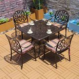  Bàn Vuông Nhôm Đúc Ngoài Trời DPBV04 