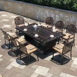  Bộ Bàn Nhôm Đúc Ngoài Trời BN55 + DPAV4 