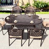  Bàn Oval Nhôm Đúc Ngoài Trời DPBV8 