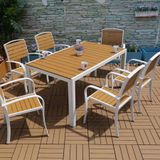  Bàn Sân Vườn DPBV29 - Thiết Kế Hiện Đại, Bền Bỉ, Phù Hợp Không Gian Ngoài Trời 