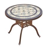  Bộ Bàn Tròn Nhôm Đúc Mặt Đá Ngoài Trời HPBN27+DPAV1A 