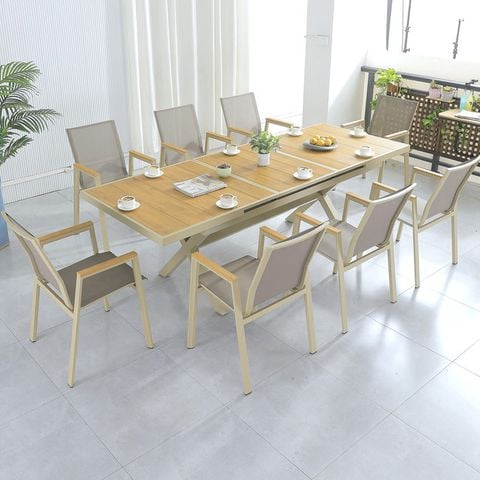 Bàn Polywood mở rộng thông minh, thiết kế hiện đại, tiện lợi