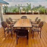  Bàn Nhôm Đúc Ngoài Trời AMB03 - Giải Pháp Tiện Lợi Cho Các Buổi Tiệc Ngoài Trời 