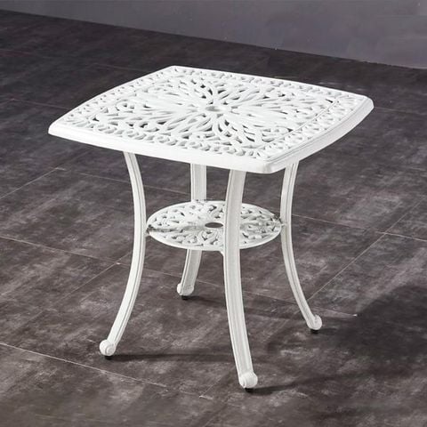 Bàn nhôm đúc sơn tĩnh điện sân vườn, bền đẹp, chống gỉ sét
