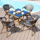  Bàn Vuông Nhôm Giả Mây Ngoài Trời DPBV11A 