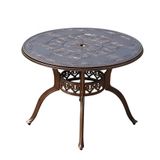  Bộ Bàn Tròn Ngoài Trời Nhôn Đúc E3+DPAV03 