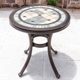  Bộ Bàn Ghế Nhôm Đúc Mặt Đá Ngoài Trời DPBV17+DPAV002 