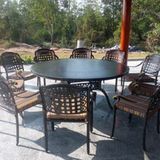  Bàn Nhôm Đúc Ngoài Trời D17N - Sự Sang Trọng và Độ Bền Trong Mọi Không Gian 