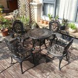  Bàn Sân Vườn HPBN37 - Tinh Tế và Bền Bỉ Cho Không Gian Ngoài Trời 