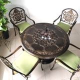  Bàn Nhôm Đúc Ngoài Trời BN07N - Sang Trọng và Bền Bỉ Cho Không Gian Ngoài Trời 