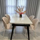  Bộ bàn ăn thông minh mặt đá Razor ghế Princeton 