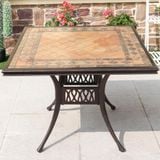  Bàn Vuông Nhôm Đúc Mặt Đá BN04VM 