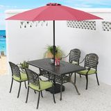  Bàn Sân Vườn Chữ Nhật BN04CN - Sang Trọng và Tiện Nghi Cho Không Gian Ngoài Trời 