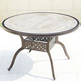  Bộ Bàn Ghế Nhôm Đúc Mặt Đá Ngoài Trời BN04TM + DPAV4 