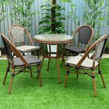  Bàn Tròn Nhôm Giả Mây Ngoài Trời DPBV10B 