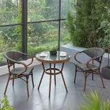  Bàn Tròn Nhôm Giả Mây Ngoài Trời DPBV10B 