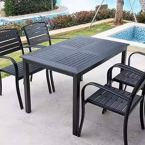 Bàn Polywood giả gỗ, thiết kế sang trọng, phù hợp mọi không gian