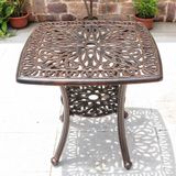  Bộ Bàn Vuông Nhôm Đúc Ngoài Trời DPBV4+DPAV2 