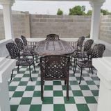  Bàn Oval Nhôm Đúc Ngoài Trời DPBV8 