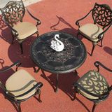  Bàn Tròn Ngoài Trời Nhôm Đúc E3 