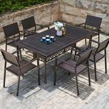  Bàn Chữ Nhật Nhôm Đúc Ngoài Trời HPBN47 