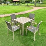  Bàn Sân Vườn HPI24 - Thiết Kế Hiện Đại, Bền Bỉ, Phù Hợp Không Gian Ngoài Trời 