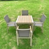  Bàn Sân Vườn HPI24 - Thiết Kế Hiện Đại, Bền Bỉ, Phù Hợp Không Gian Ngoài Trời 