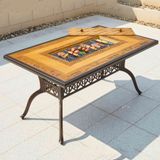  Bàn Nhôm Đúc Ngoài Trời AMB02 - Giải Pháp Ưu Việt Cho Những Buổi Tiệc Ngoài Trời 