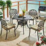  Bàn Tròn Sân Vườn Nhôm Đúc BN03 