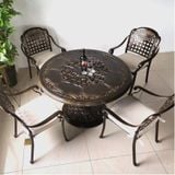  Bàn Nhôm Đúc Ngoài Trời BN07N - Sang Trọng và Bền Bỉ Cho Không Gian Ngoài Trời 