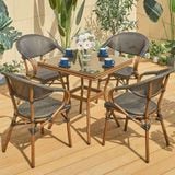  Bàn Vuông Nhôm Giả Mây Ngoài Trời DPBV11A 