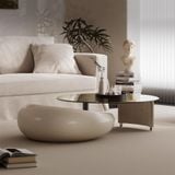  Bàn Trà Tròn ADD2035 - Thiết Kế Độc Đáo Với Chân Composite Xoay 360 Độ 