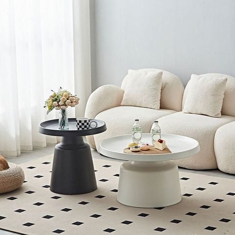 Bàn trà đôi sắt sơn tĩnh điện, thiết kế sang trọng, bền bỉ