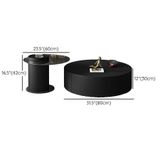  Bàn Trà Đôi BTSK03 - Thiết Kế Hiện Đại Với Mặt Đá Ceramic Và Kính Cao Cấp 