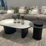  Bàn Trà Mặt Đá AK2308 - Thiết Kế Hiện Đại, Sang Trọng Với Mặt Đá Ceramic 