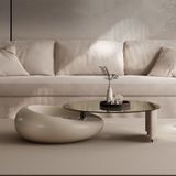  Bàn Trà Tròn ADD2035 - Thiết Kế Độc Đáo Với Chân Composite Xoay 360 Độ 