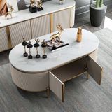  Bàn Trà Oval Modana - Phong Cách Sang Trọng Cho Phòng Khách Hiện Đại 