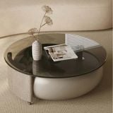  Bàn Trà Tròn ADD2035 - Thiết Kế Độc Đáo Với Chân Composite Xoay 360 Độ 