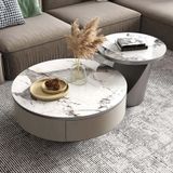  Bàn Trà Đôi Mặt Đá Louis - Vẻ Đẹp Sang Trọng và Tinh Tế Cho Phòng Khách 