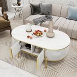  Bàn Trà Oval Modana - Phong Cách Sang Trọng Cho Phòng Khách Hiện Đại 