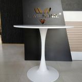  Bàn Tròn Tulip Chân Sắt Sơn Tĩnh Điện - Thiết Kế Thanh Lịch Và Chất Liệu Cao Cấp 