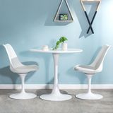  Bàn Tròn Tulip Chân Sắt Sơn Tĩnh Điện - Thiết Kế Thanh Lịch Và Chất Liệu Cao Cấp 