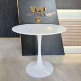  Bàn Tròn Tulip Chân Sắt Sơn Tĩnh Điện - Thiết Kế Thanh Lịch Và Chất Liệu Cao Cấp 