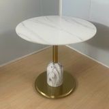  Bàn Cafe Tròn Mặt Đá Chân Trụ Giả Đá DPBD8 